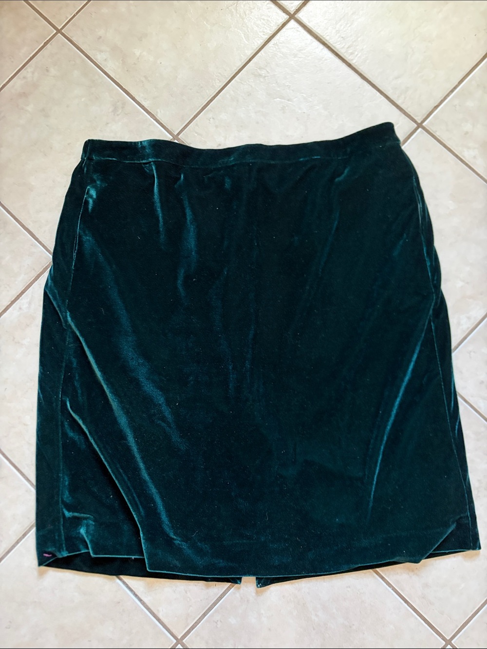 NWT JCrew Factory Velvet Skirt